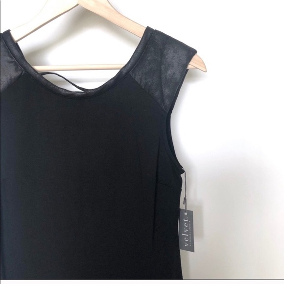 Velvet Graham & Spencer Black Dress medium NWT - Picture 2 of 6